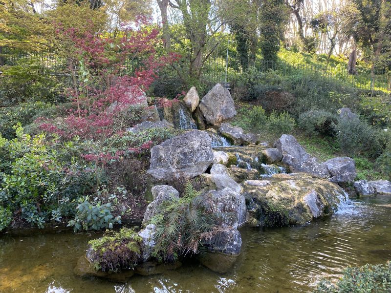 ローマ大学植物園の日本庭園